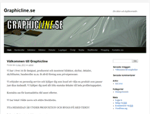 Tablet Screenshot of graphicline.se